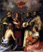 Andrea del Sarto Disputation on the Trinity Spain oil painting artist
